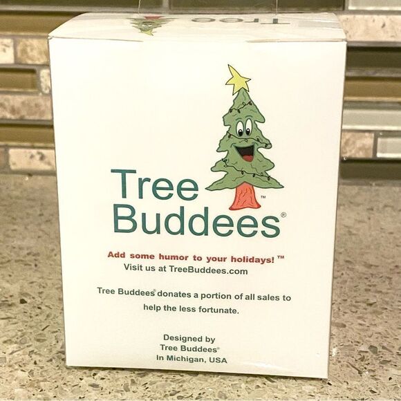 Tree Buddees Drink Up Grinch’s Christmas Funny Wine Glass Bulb Ornament New - Picture 3 of 4